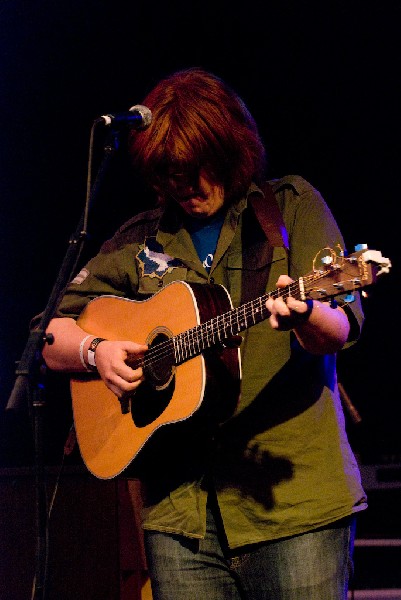 Brett Dennen at the Body of War Showcase.  Stubb's BBQ SXSW 2008