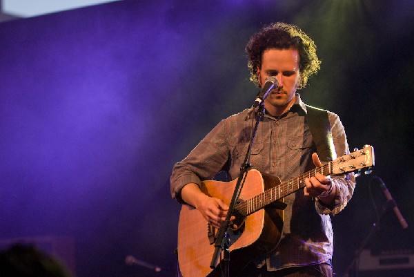 Mason Jennings at the Body of War Showcase.  Stubb's BBQ SXSW 2008