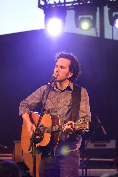 Mason Jennings at the Body of War Showcase.  Stubb's BBQ SXSW 2008