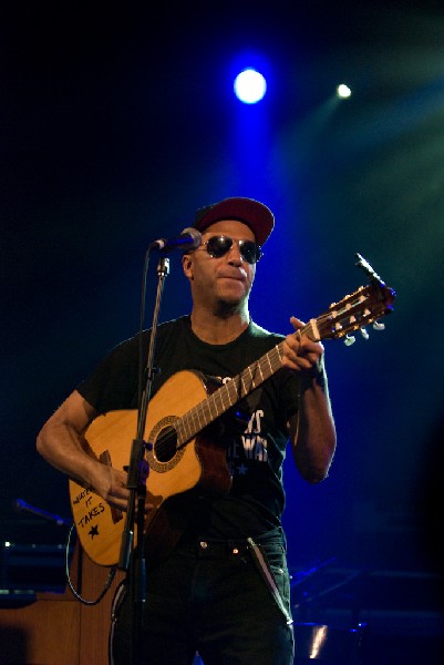 The Nightwatchman at the Body of War Showcase.  Stubb's BBQ SXSW 2008