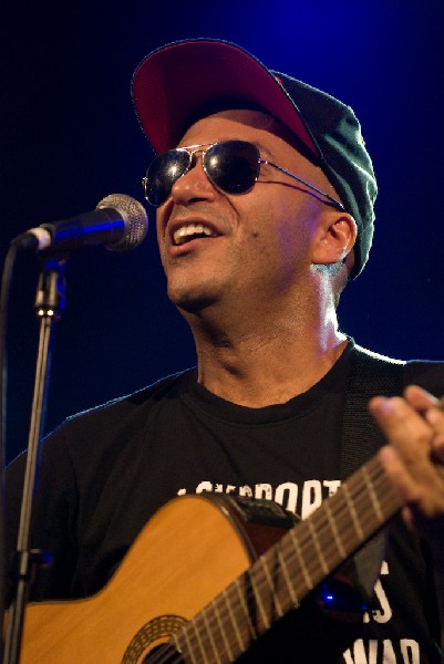 The Nightwatchman at the Body of War Showcase.  Stubb's BBQ SXSW 2008