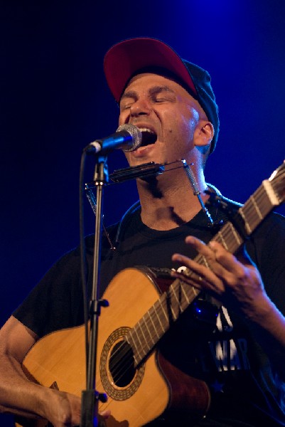 The Nightwatchman at the Body of War Showcase.  Stubb's BBQ SXSW 2008