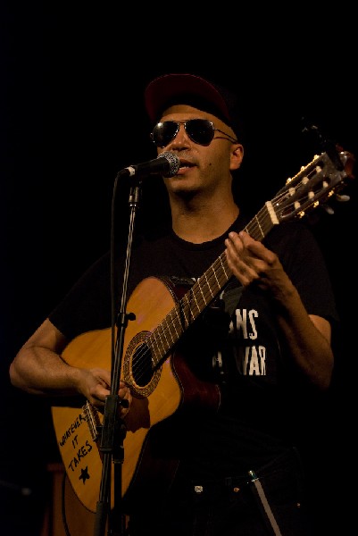 The Nightwatchman at the Body of War Showcase.  Stubb's BBQ SXSW 2008