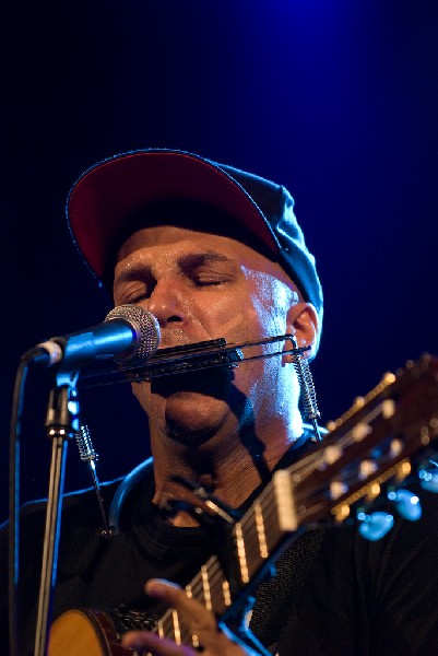 The Nightwatchman at the Body of War Showcase.  Stubb's BBQ SXSW 2008