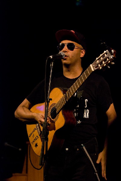 The Nightwatchman at the Body of War Showcase.  Stubb's BBQ SXSW 2008