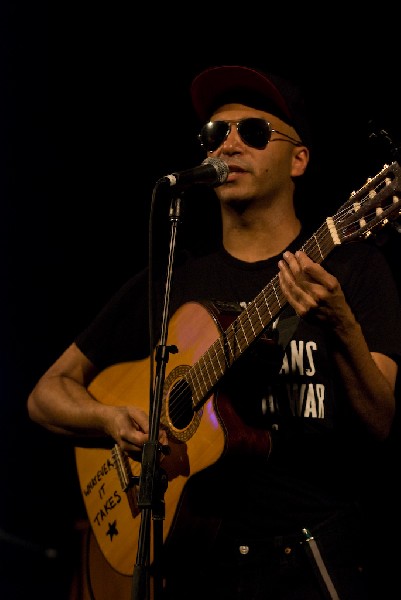 The Nightwatchman at the Body of War Showcase.  Stubb's BBQ SXSW 2008