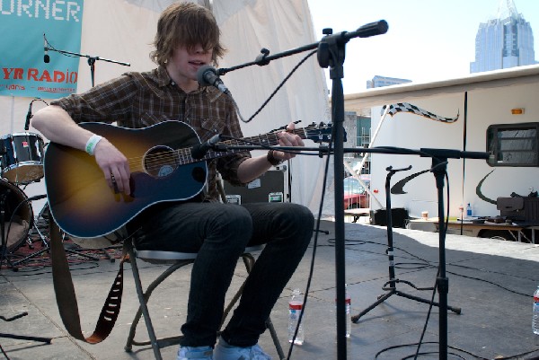 David monks of Tokto Police Club at the Free YR Radio Stage SXSW 2008