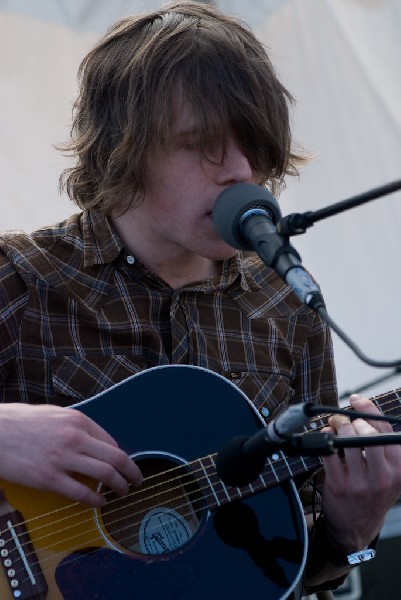 David monks of Tokto Police Club at the Free YR Radio Stage SXSW 2008