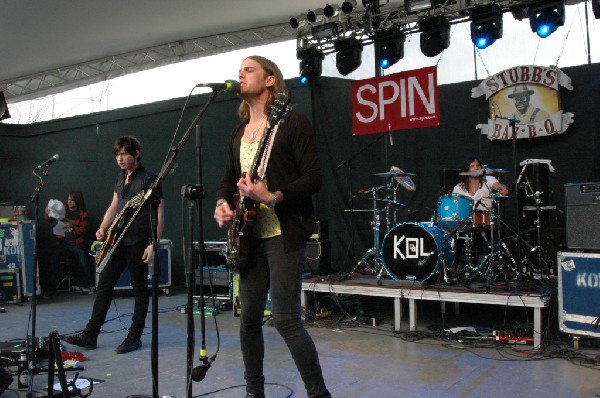 Kings of Leon at SXSW 2007.