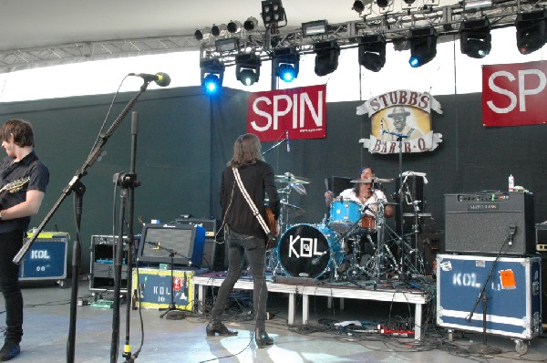 Kings of Leon at SXSW 2007.