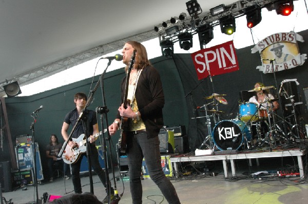 Kings of Leon at SXSW 2007.