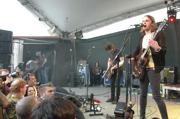 Kings of Leon at SXSW 2007.