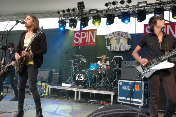 Kings of Leon at SXSW 2007.