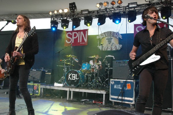 Kings of Leon at SXSW 2007.