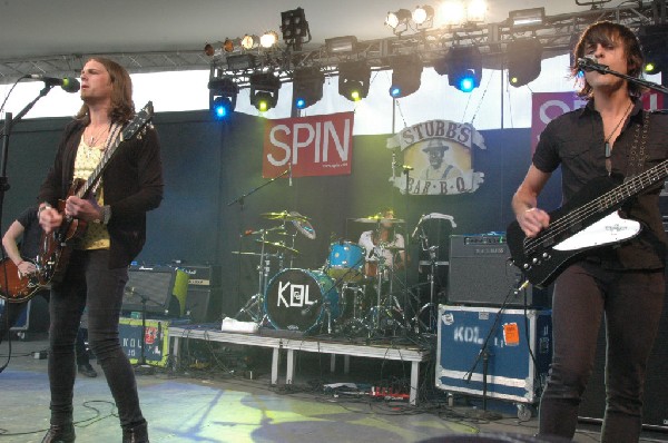 Kings of Leon at SXSW 2007.