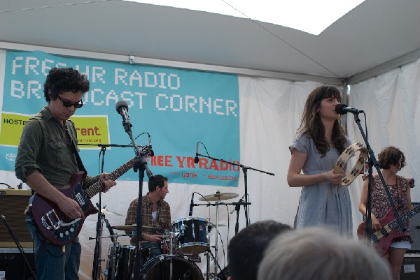 She and Him at the Free YR Radio Stage SXSW 2008