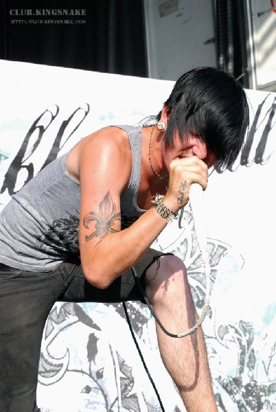Bless The Fall at The Vans Warped Tour.   August 11, 2007.