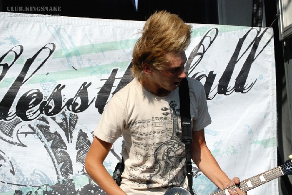 Bless The Fall at The Vans Warped Tour.   August 11, 2007.