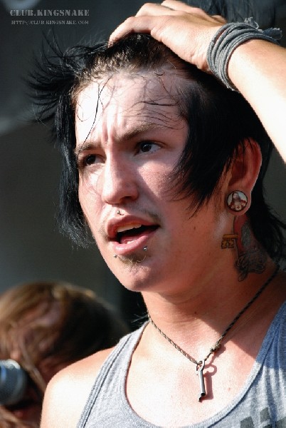 Bless The Fall at The Vans Warped Tour.   August 11, 2007.