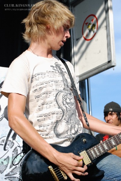 Bless The Fall at The Vans Warped Tour.   August 11, 2007.
