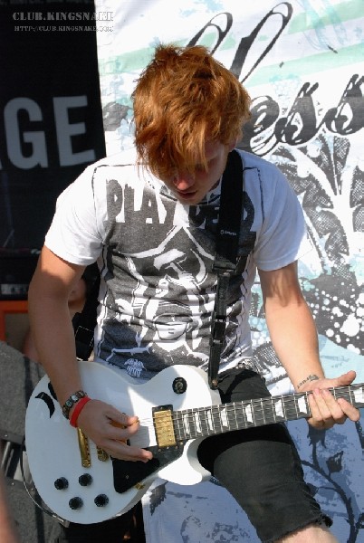 Bless The Fall at The Vans Warped Tour.   August 11, 2007.
