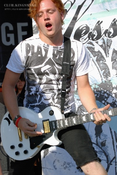 Bless The Fall at The Vans Warped Tour.   August 11, 2007.