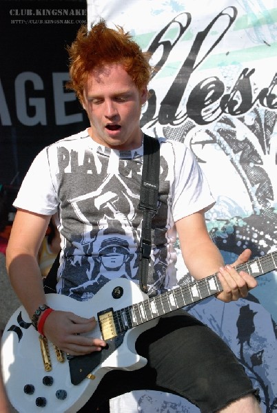 Bless The Fall at The Vans Warped Tour.   August 11, 2007.