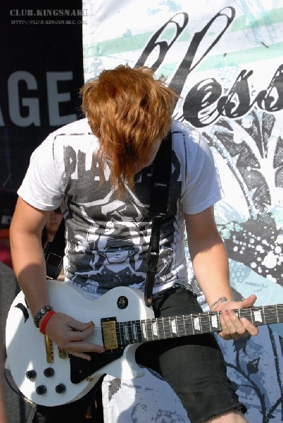 Bless The Fall at The Vans Warped Tour.   August 11, 2007.