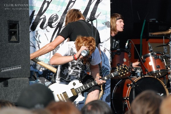 Bless The Fall at The Vans Warped Tour.   August 11, 2007.
