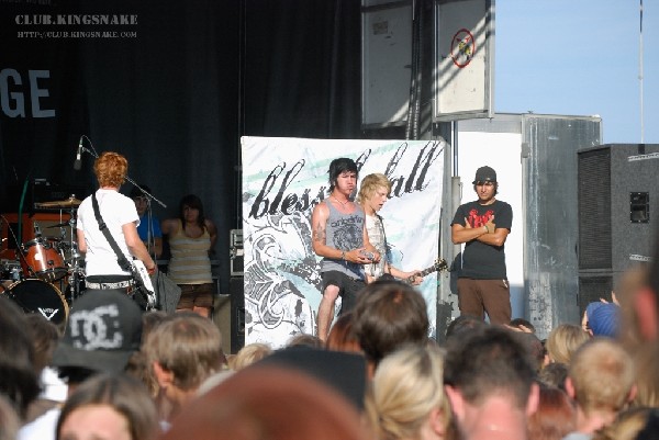 Bless The Fall at The Vans Warped Tour.   August 11, 2007.