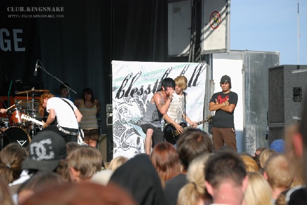 Bless The Fall at The Vans Warped Tour.   August 11, 2007.