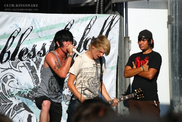 Bless The Fall at The Vans Warped Tour.   August 11, 2007.