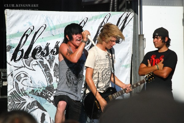 Bless The Fall at The Vans Warped Tour.   August 11, 2007.