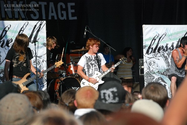Bless The Fall at The Vans Warped Tour.   August 11, 2007.