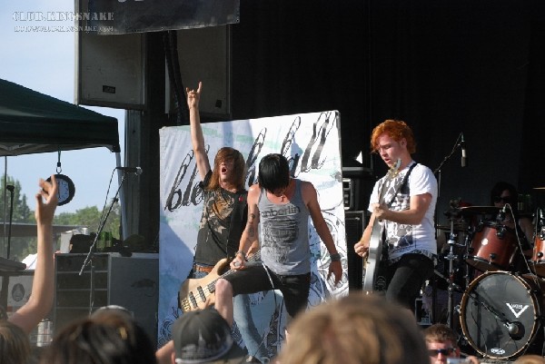 Bless The Fall at The Vans Warped Tour.   August 11, 2007.