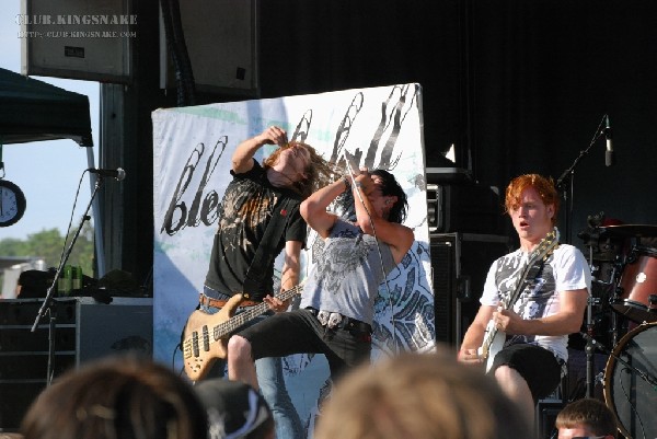 Bless The Fall at The Vans Warped Tour.   August 11, 2007.
