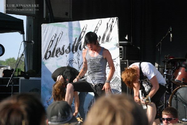 Bless The Fall at The Vans Warped Tour.   August 11, 2007.