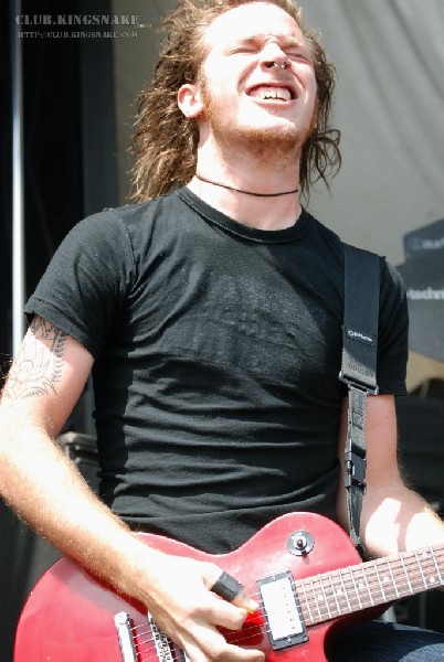 Chiodos at The Vans Warped Tour.   August 11, 2007.