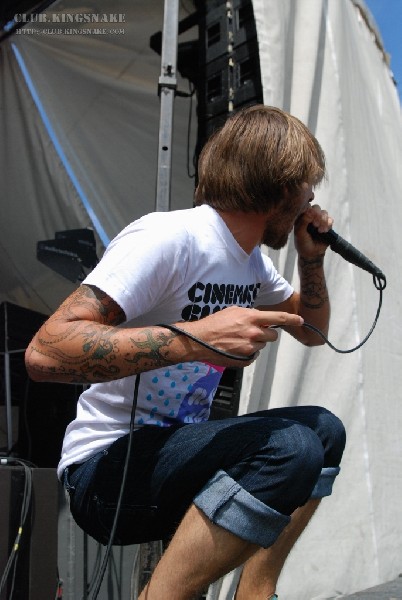 Chiodos at The Vans Warped Tour.   August 11, 2007.