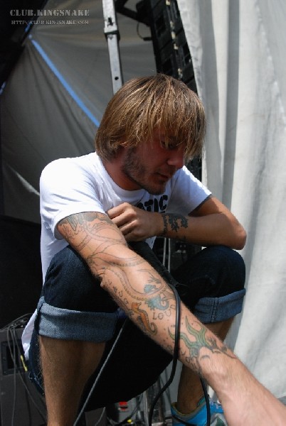 Chiodos at The Vans Warped Tour.   August 11, 2007.
