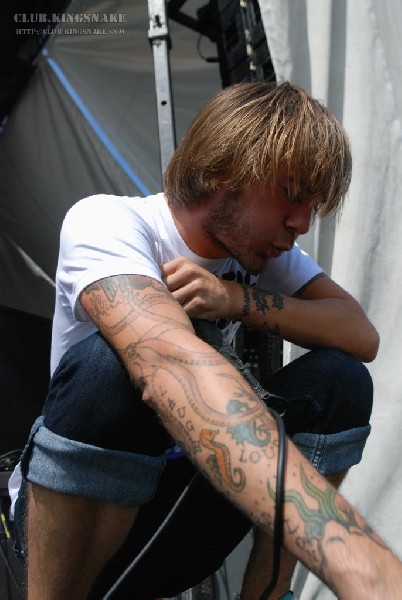 Chiodos at The Vans Warped Tour.   August 11, 2007.