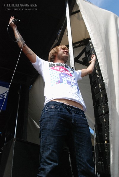 Chiodos at The Vans Warped Tour.   August 11, 2007.