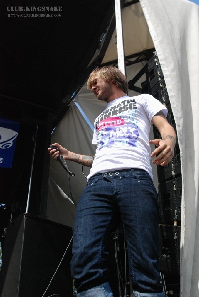 Chiodos at The Vans Warped Tour.   August 11, 2007.