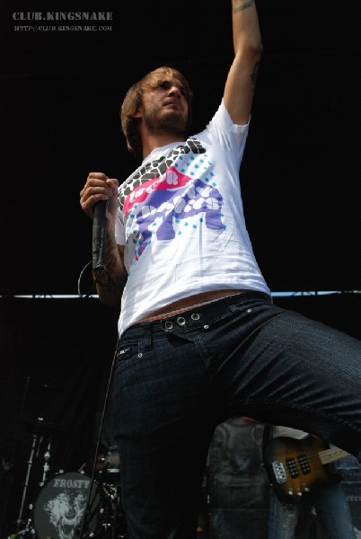 Chiodos at The Vans Warped Tour.   August 11, 2007.