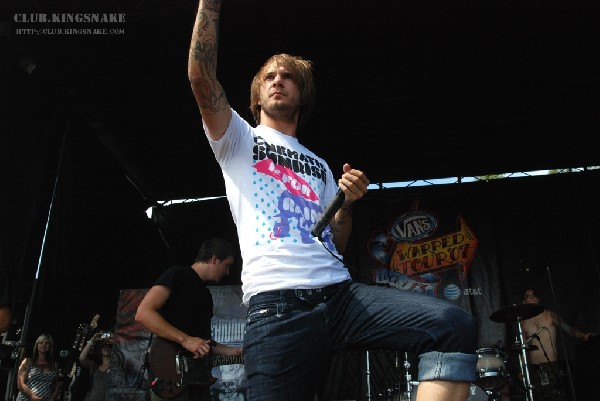 Chiodos at The Vans Warped Tour.   August 11, 2007.
