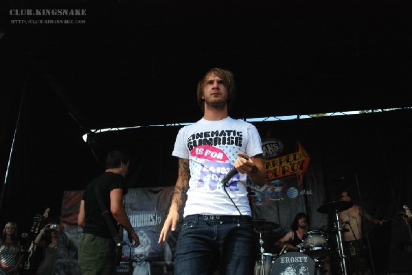 Chiodos at The Vans Warped Tour.   August 11, 2007.