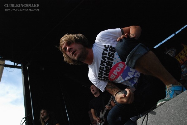 Chiodos at The Vans Warped Tour.   August 11, 2007.
