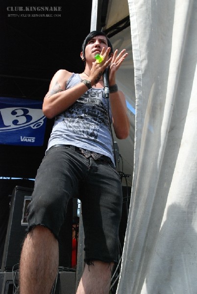 Chiodos at The Vans Warped Tour.   August 11, 2007.