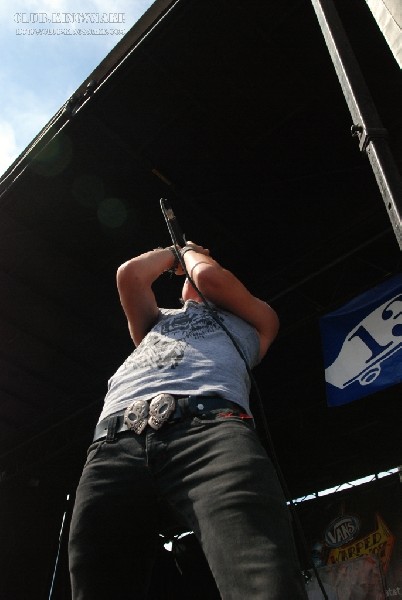 Chiodos at The Vans Warped Tour.   August 11, 2007.