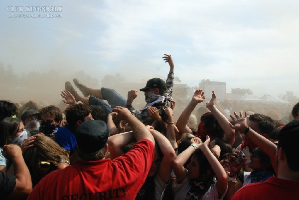 Chiodos at The Vans Warped Tour.   August 11, 2007.